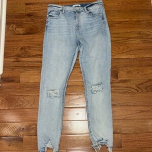 Vigoss Light Blue Distressed Skinny Jeans